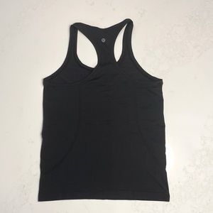 Lululemon black swiftly tech tank, size 8, excellent condition